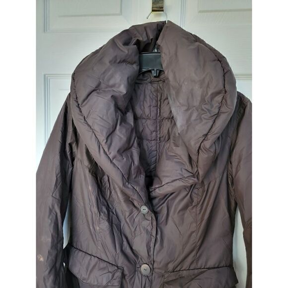 ADD Brown Down Puffer Long Coat 6 - Picture 9 of 12
